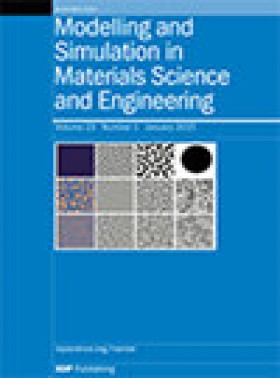 Modelling And Simulation In Materials Science And Engineering