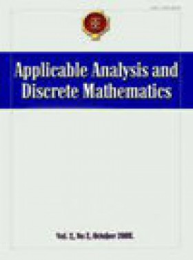 Applicable Analysis And Discrete Mathematics