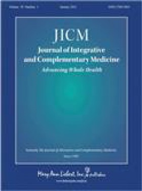 Journal Of Integrative And Complementary Medicine