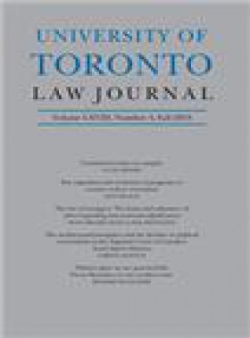 University Of Toronto Law Journal