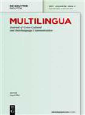 Multilingua-journal Of Cross-cultural And Interlanguage Communication