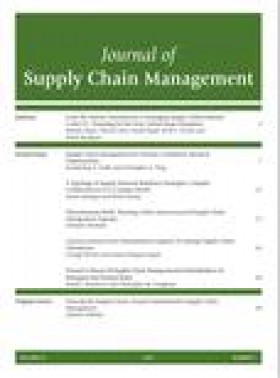 Journal Of Supply Chain Management