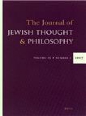 Journal Of Jewish Thought & Philosophy