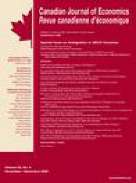 Canadian Journal Of Economics-revue Canadienne D Economique