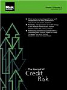 Journal Of Credit Risk