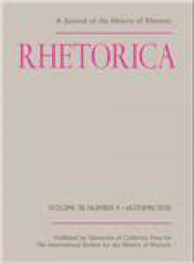 Rhetorica-a Journal Of The History Of Rhetoric