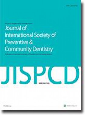 Journal Of International Society Of Preventive And Community Dentistry