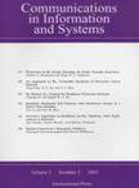 Communications In Information And Systems