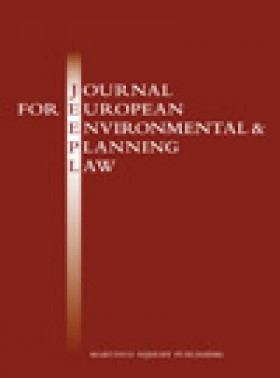 Journal For European Environmental & Planning Law