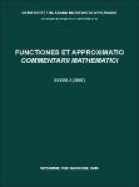 Functiones Et Approximatio Commentarii Mathematici