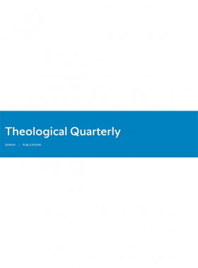 Bogoslovni Vestnik-theological Quarterly-ephemerides Theologicae