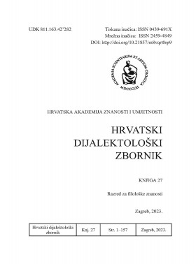 Hrvatski Dijalektoloski Zbornik