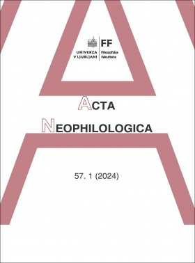 Acta Neophilologica