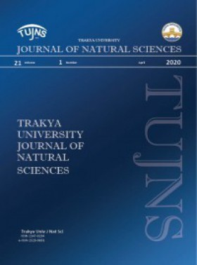 Trakya University Journal Of Natural Sciences