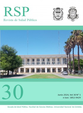 Revista De Salud Publica-cordoba